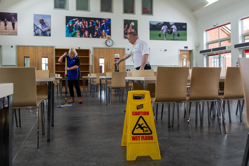 school cleaning