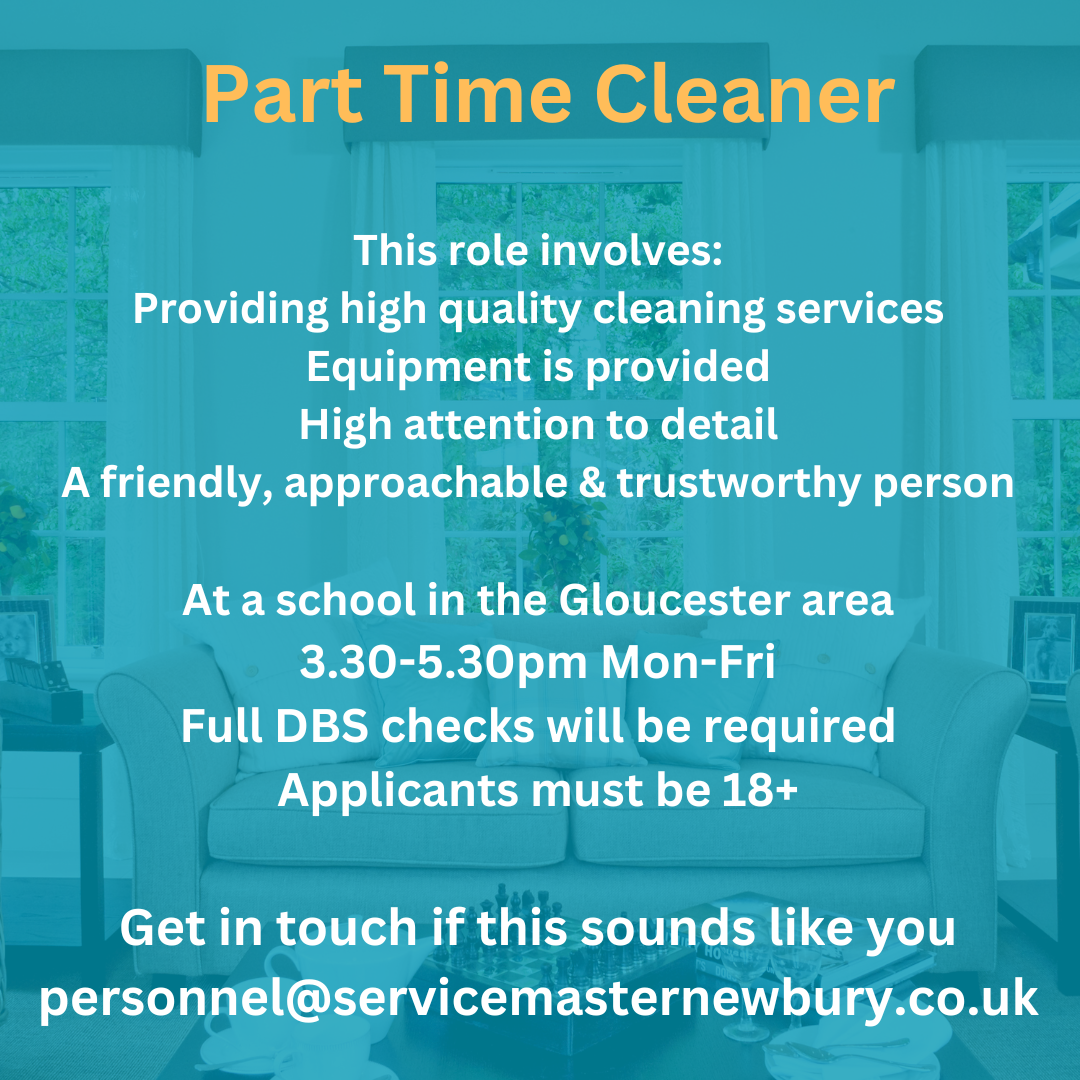 Current Vacancies ServiceMaster Clean Newbury